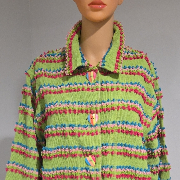 Colorful Striped Women's Top - Picture 6 of 13